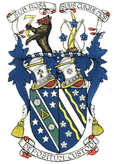 The Arms of Dr.
                                                Bernard Juby, Lord of
                                                the Manor of Hoby,
                                                Leicestershire