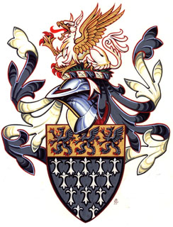 The Arms of Hugh
                                                Millar Peskett