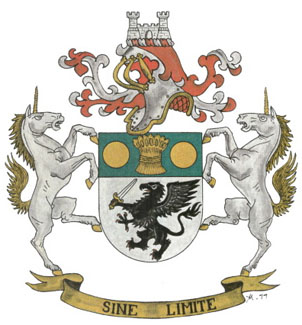 The Arms of Dr.
                                                Christian Genitrini,
                                                Baron of Tarbert