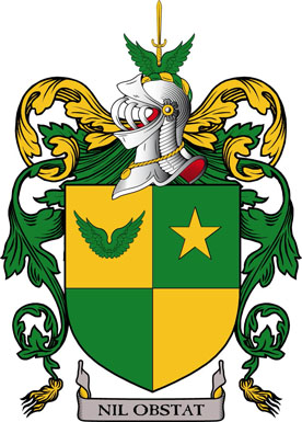 The Arms of Franck
                                                Rallu, Lord of the Manor
                                                of Cantley Netherhall