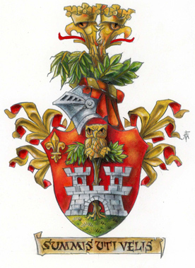 The Arms of Nicola
                                                Davide Bergamo, Lord of
                                                the Manor of Moor Hall