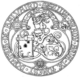 The Badge of Brady
                                                        Brim-DeForest of
                                                        Balvaird Castle,
                                                        Baron of
                                                        Balvaird