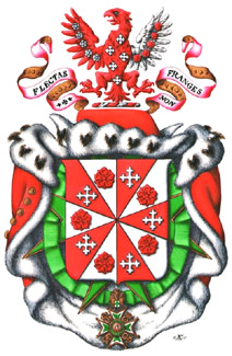 The Arms of Michel
                                                Jean Georges Pilette of
                                                Kinnear, Baron of
                                                Kinnear.