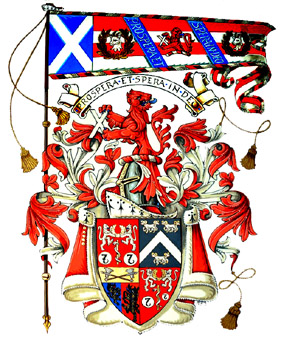 The Arms of Charles
                                                Russell Clayton Ross,
                                                Baron of Biggar.