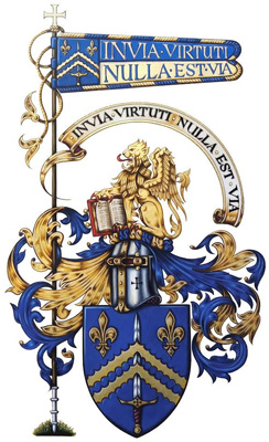 The Arms and Pennon of
                                                      David Willien,
                                                      Baron of Tulloch