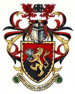 The Arms of
                                                Professor Myron Wyn
                                                Evans of Glyneithrym B.
                                                Sc, Ph.D., D.Sc.