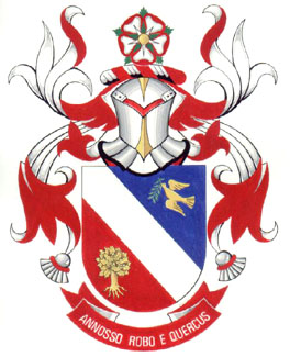 Ther Arms of Dr.
                                                Christopher Edward
                                                Braddock, Lord of the
                                                Manor of Tibshelf